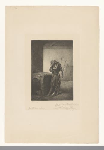 Albaanse strijder uit het Ottomaanse leger by Nikolay Semyonovich Mosolov