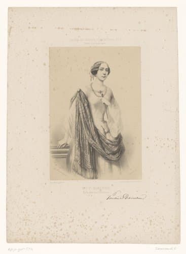Portret van Pauline Dameron als Marie in Robert Bruce by C. Derancourt