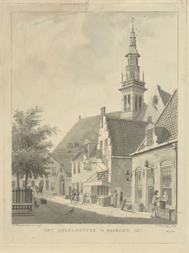 Zijlklooster in Haarlem by Walraad Nieuwhoff