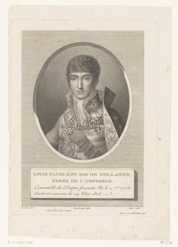 Portret van Lodewijk Napoleon Bonaparte by Douas