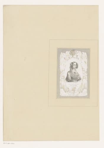 Portret van Louise Marie van Orléans, koningin van België
