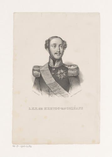 Portret van Ferdinand-Philippe d'Orléans by Michel Mourot