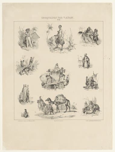 Croquades par V. Adam by Victor Adam
