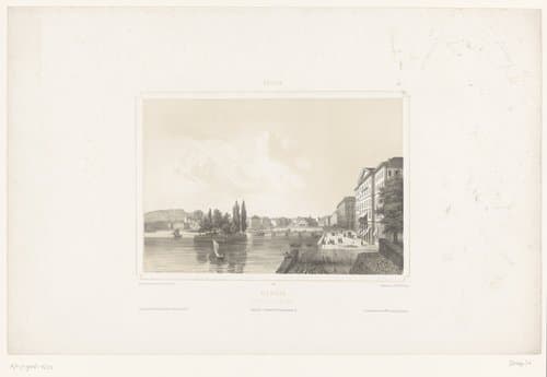 Genève. Vue prise des Bergues