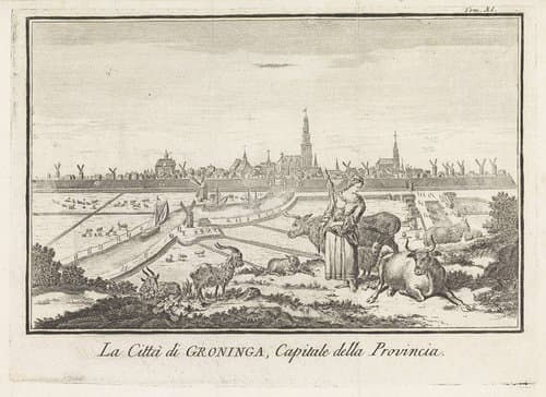 La città di Groninga, Capitale della Provincia