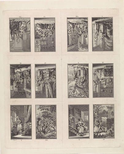Twaalf kluchtige voorstellingen by Theodoor Koning