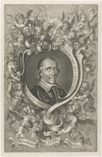 Portret van Jacob Cats by Michiel Mosijn