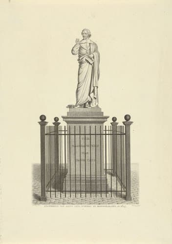 Standbeeld van Jacob Cats by Walraad Nieuwhoff