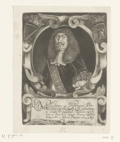 Portret van Wilhelm Kress von Kressenstein by Andreas Paul Multz