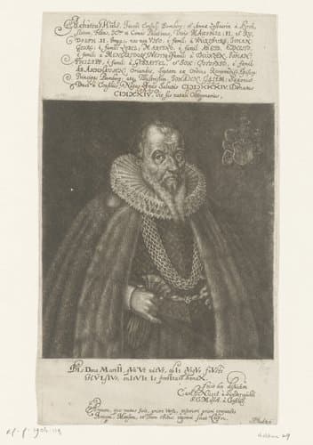 Portret van Achaz Hüls by Andreas Paul Multz
