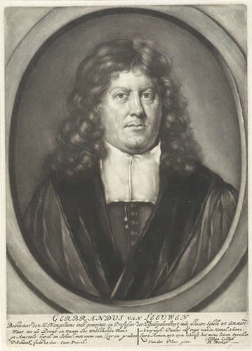 Portret van Gerbrand van Leeuwen by Pieter Schenk (I)