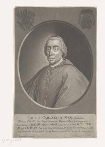 Portret van Paulo António de Carvalho e Mendonça