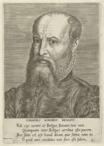 Iohannes Goropivs Becanvs by Philips Galle