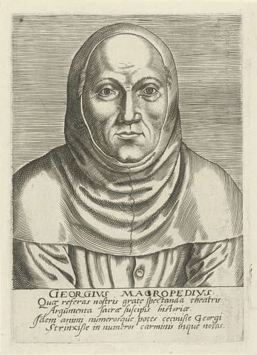 Portret van Georgius Macropedius by anonymous