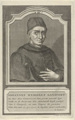 Portret van Johan Wessel Gansfort by Adolf van der Laan