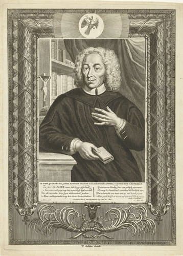 Portret van Joannes de Jager by Andries van Buysen (Sr.)