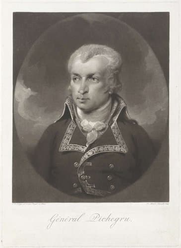 Portret van generaal Charles Pichegru by Charles Howard Hodges
