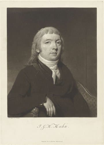 Portret van Jacob George Jeronimo Hahn by Charles Howard Hodges