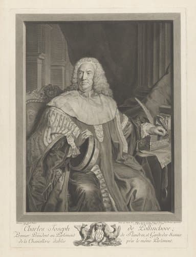 Portret van Charles-Joseph de Pollinchove by Carlo Domenico Melini