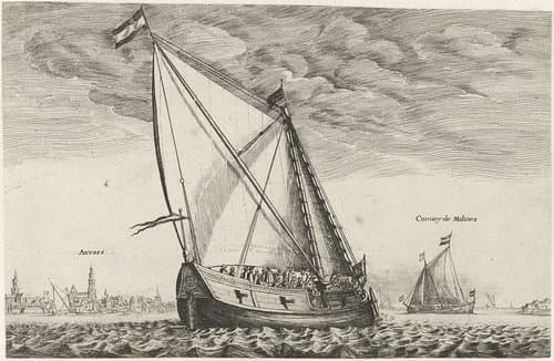 Gezicht op de Schelde bij Antwerpen by anonymous