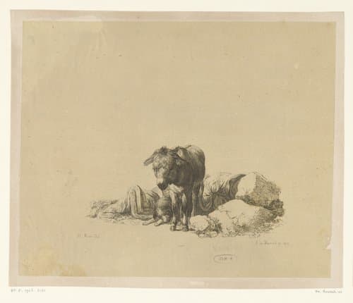 Six estampes gravées par Adam de Bartsch d'après ses desseins qui se trouvent au cabinet de Mr. le Chevalier de Hauer by Adam von Bartsch