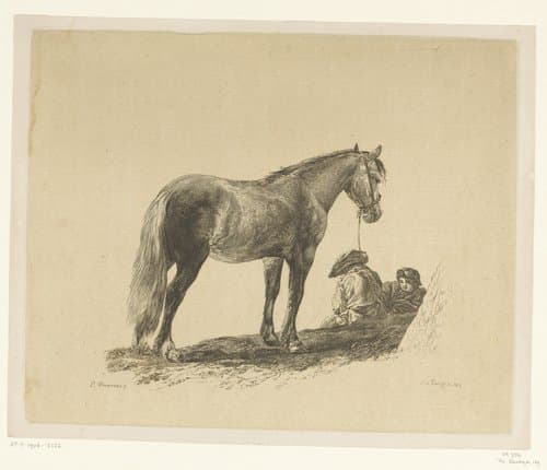 Zes prenten naar tekeningen van Adam von Bartsch in de verzameling van Heinrich Xaver Ritter von Hauer by Adam von Bartsch