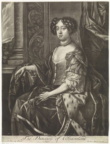 Portret van Barbara Villiers hertogin van Cleveland by Carel Allard