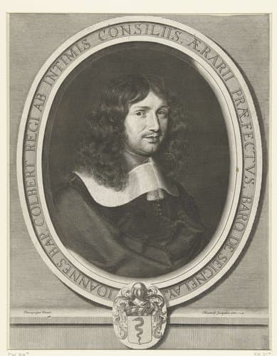 Portret van Jean-Baptiste Colbert by Robert Nanteuil