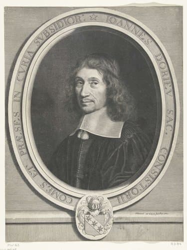 Portret van Jean Dorieu by Robert Nanteuil