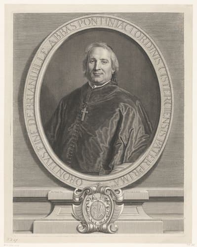Portret van Oronce Finé de Brianville by Pierre Drevet