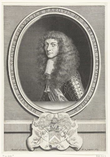 Portret van Pierre Séguier de Saint-Brisson by Robert Nanteuil