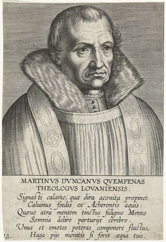 Portret van Martinus Donck by Philips Galle