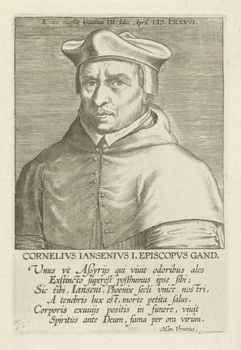 Portret van Cornelius Jansenius by Philips Galle