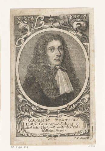 Portret van Cornelis Bontekoe by Georg Paul Busch