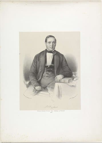 Portret van Petrus Julianus Franciscus de Geest