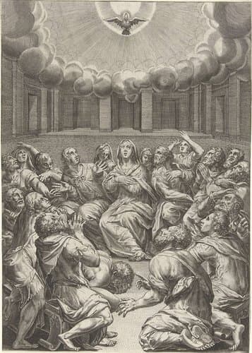 Uitstorting van de Heilige Geest by anonymous