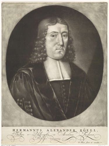 Portret van Herman Alexander Röell by Petrus Aeneae