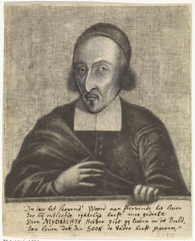 Portret van Johannes ab Almeloveen by Jan van Almeloveen