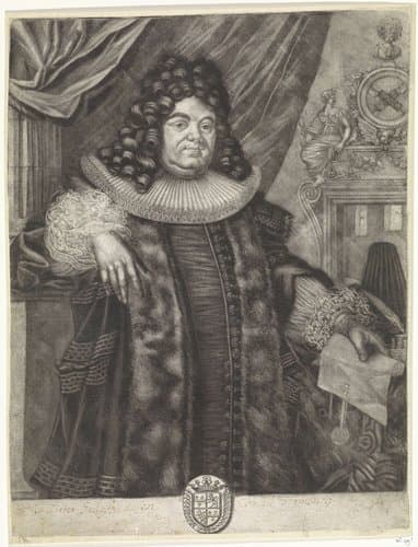 Portret van Johann Dietrich Schaffhausen by Pieter van den Berge