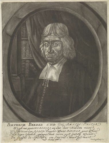 Portret van Balthasar Bekker by D. van Beughen
