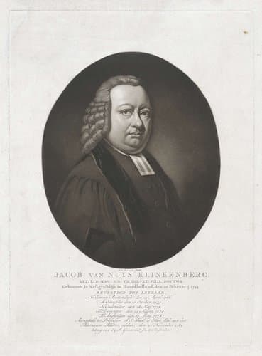 Portret van Jacob van Nuys Klinkenberg by Frederik Christiaan Bierweiler