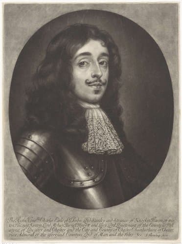 Portret van Charles Stanley by Abraham Bloteling