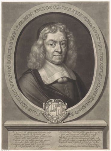 Portret van Constantijn Huygens by Abraham Bloteling