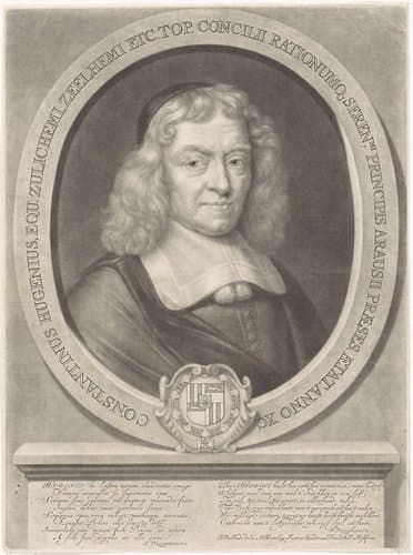 Portret van Constantijn Huygens by Abraham Bloteling