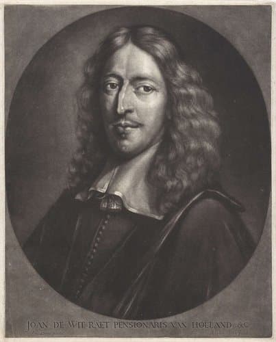 Portret van Johan de Witt by Abraham Bloteling