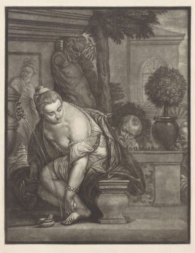 Suzanna en de ouderlingen by Abraham Bloteling