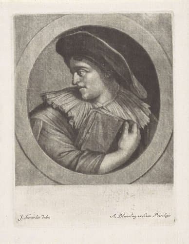 Jonge man met een boek by Abraham Bloteling
