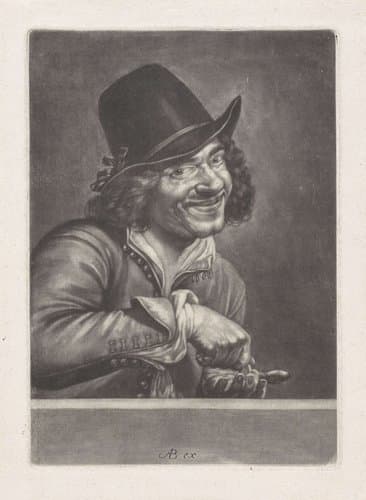 Man telt munten (het Gehoor) by Abraham Bloteling