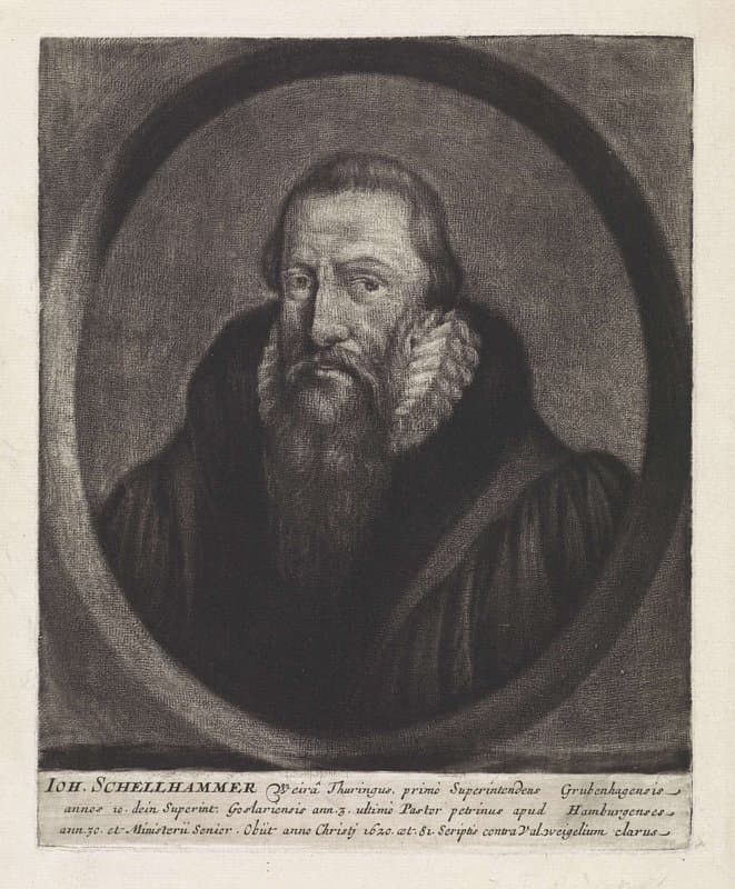 Portret van Johannes Schelhammer