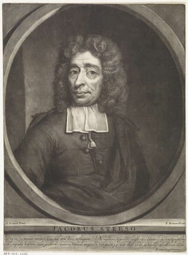 Portret van Jacobus Streso by Frederik Boonen